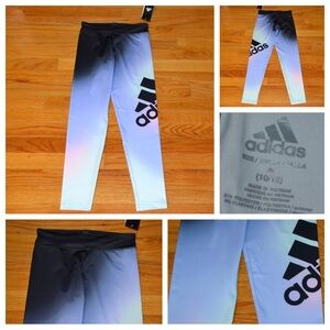 Youth girls Adidas leggings, size M 10/12 - NWT